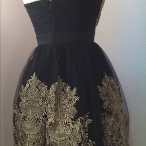 Black/Gold Cocktail dress
